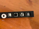 Love/Hate keyring -interchangeable words-1