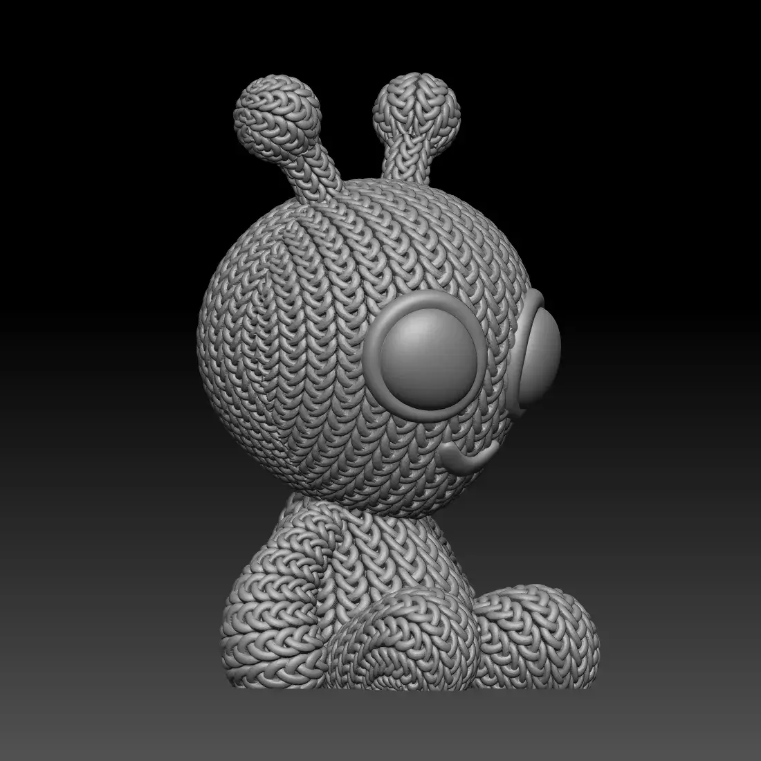 Knitted Alien
