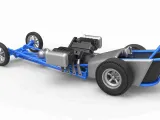 Front engine old school dragster double supercharger 1:25-6