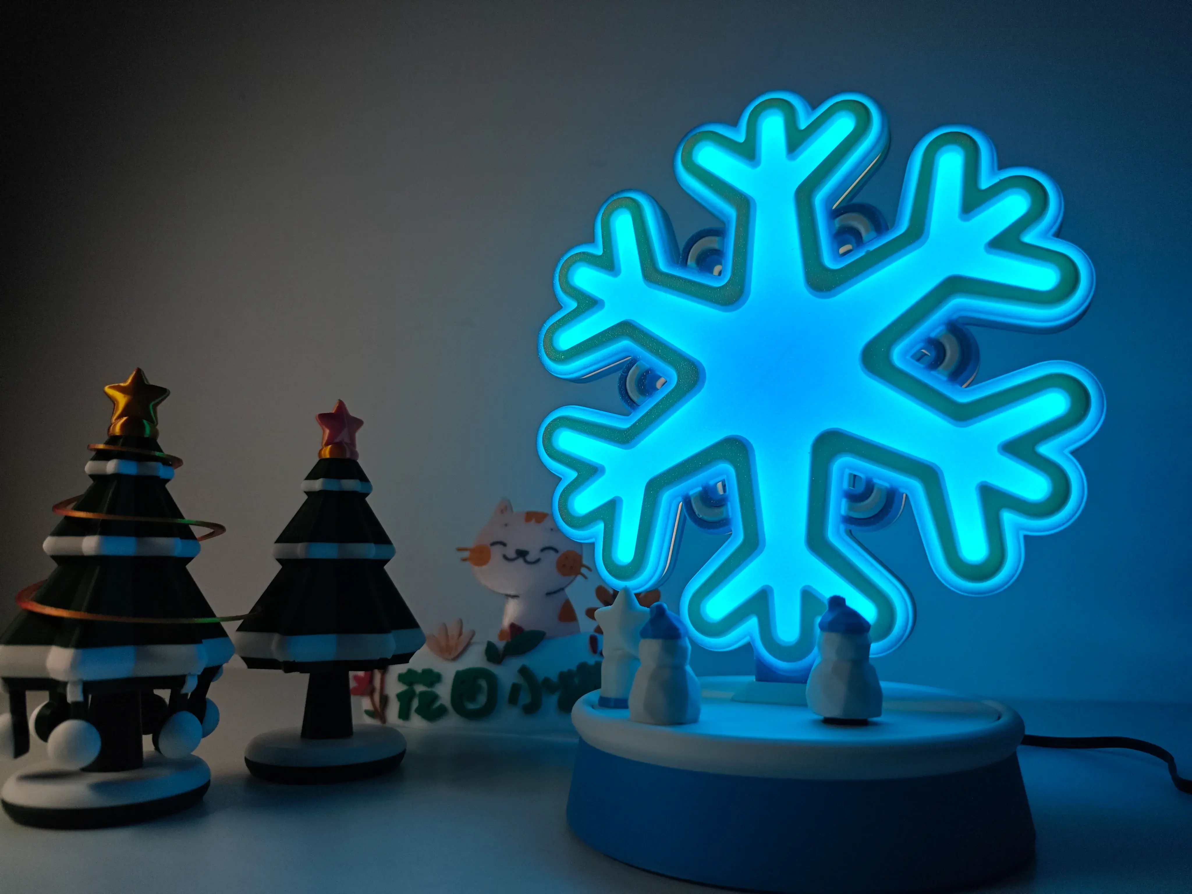 Christmas Snowflake Lamp