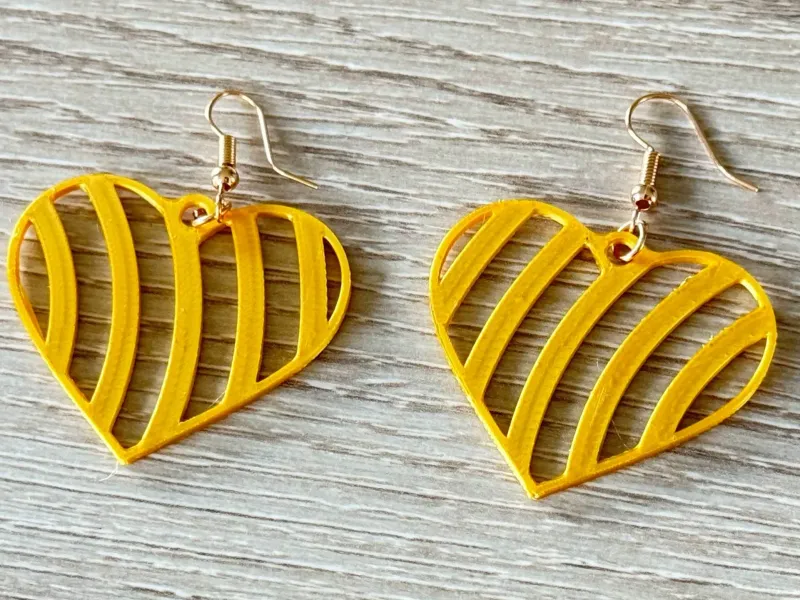 Heart earring