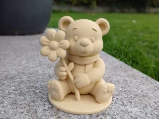 Teddy Bear with Flower