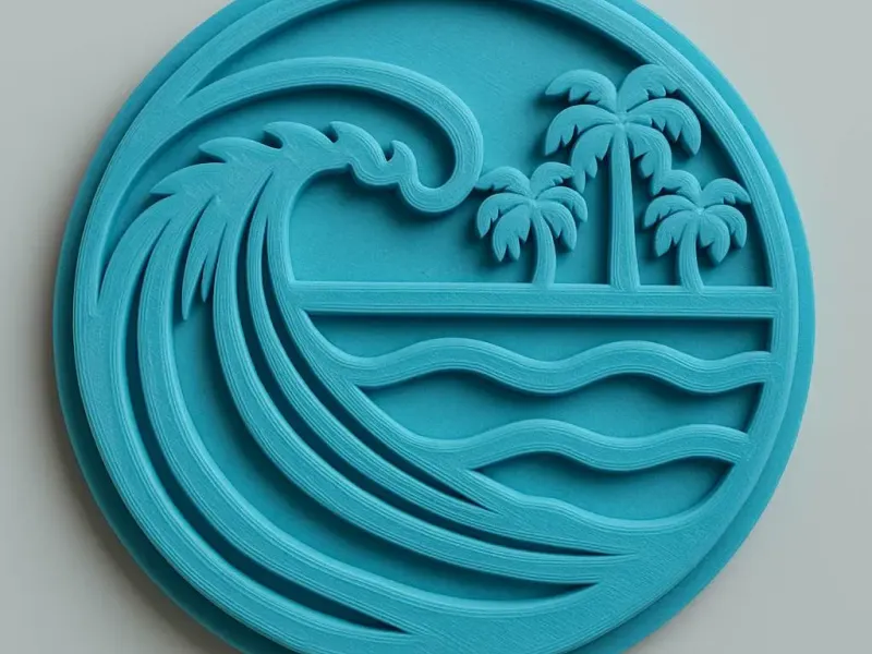 Tropical Wave Coaster