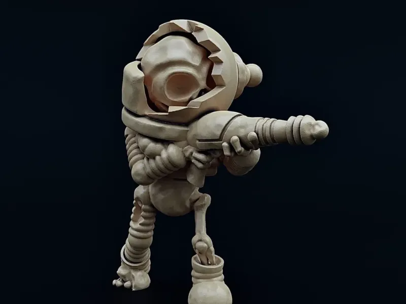 Gepantserde Skelet Zeta-Reticulan Minion
