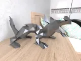 Chinese Dragon Lowpoly Low poly-0