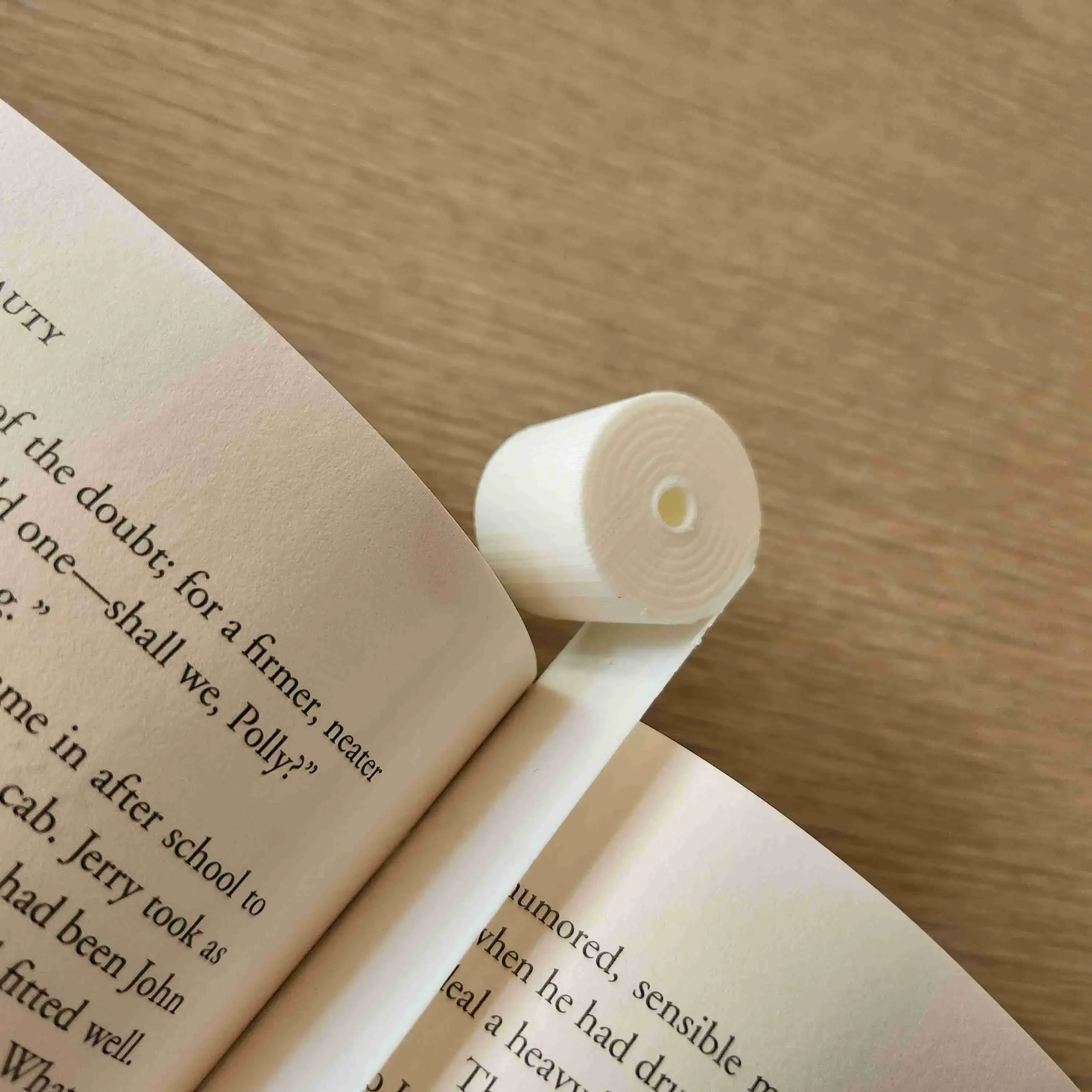 Toilet Paper Roll Bookmark