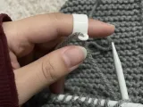 Yarn ring/knitting finger holder tool-0
