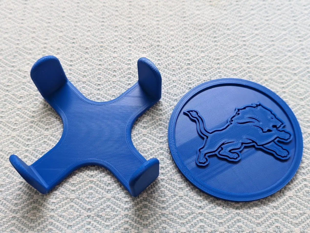 Detroit Lions Coaster w/holder | 3D models download | Creality Cloud