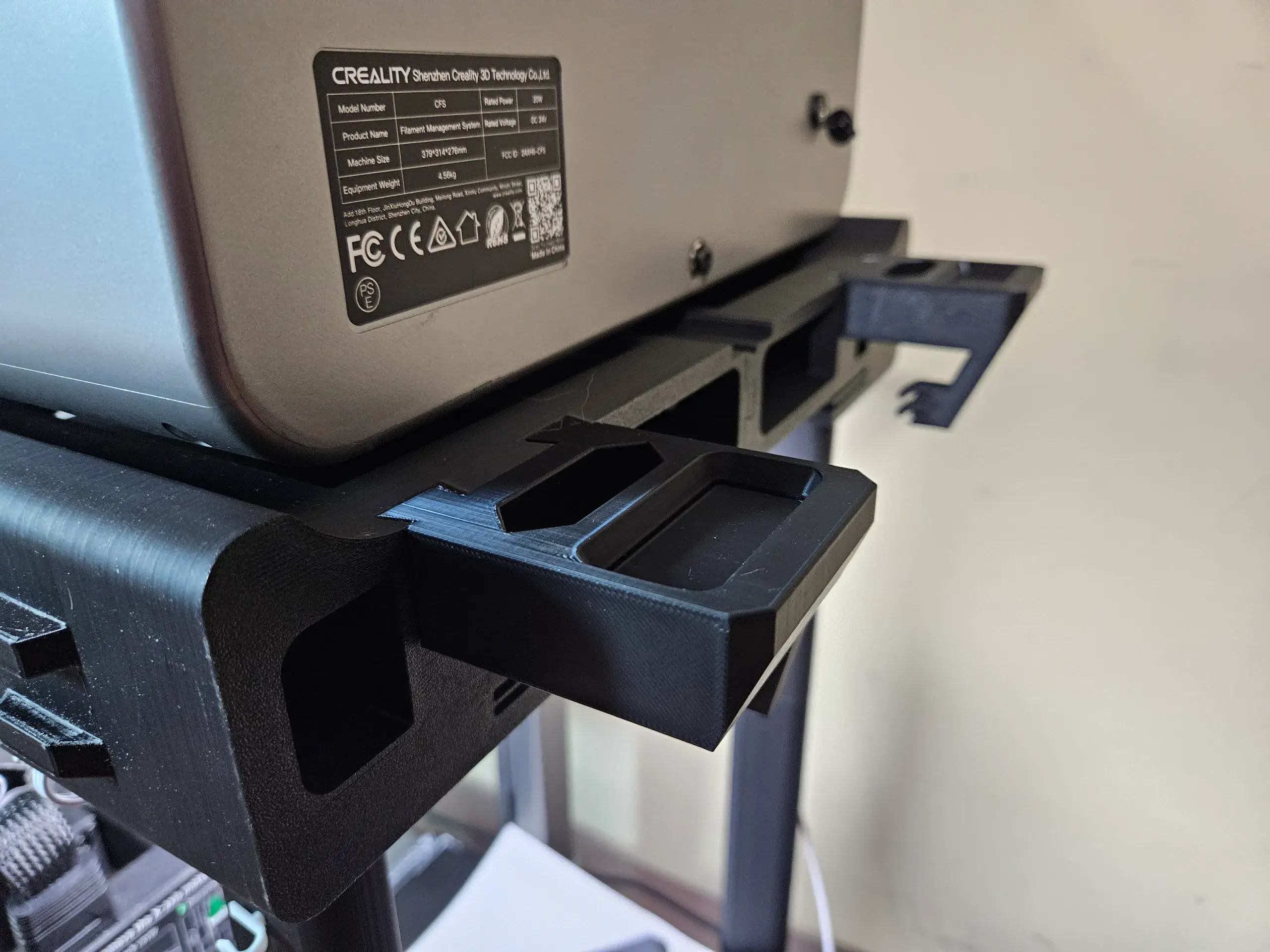 Rear support with BP holders for Hi overhead mount