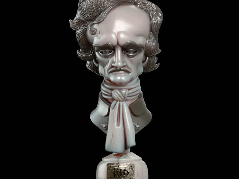 Edgar Allan Poe Bust
