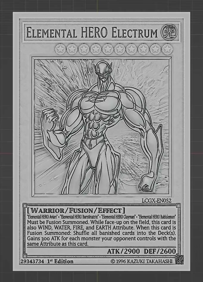 elemental hero electrum - yugioh