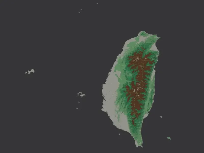 Counties of Taiwan. 3D Map puzzle (22-piece)