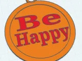 Be Happy Keychain-0