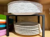 Cabinet shelf riser-0