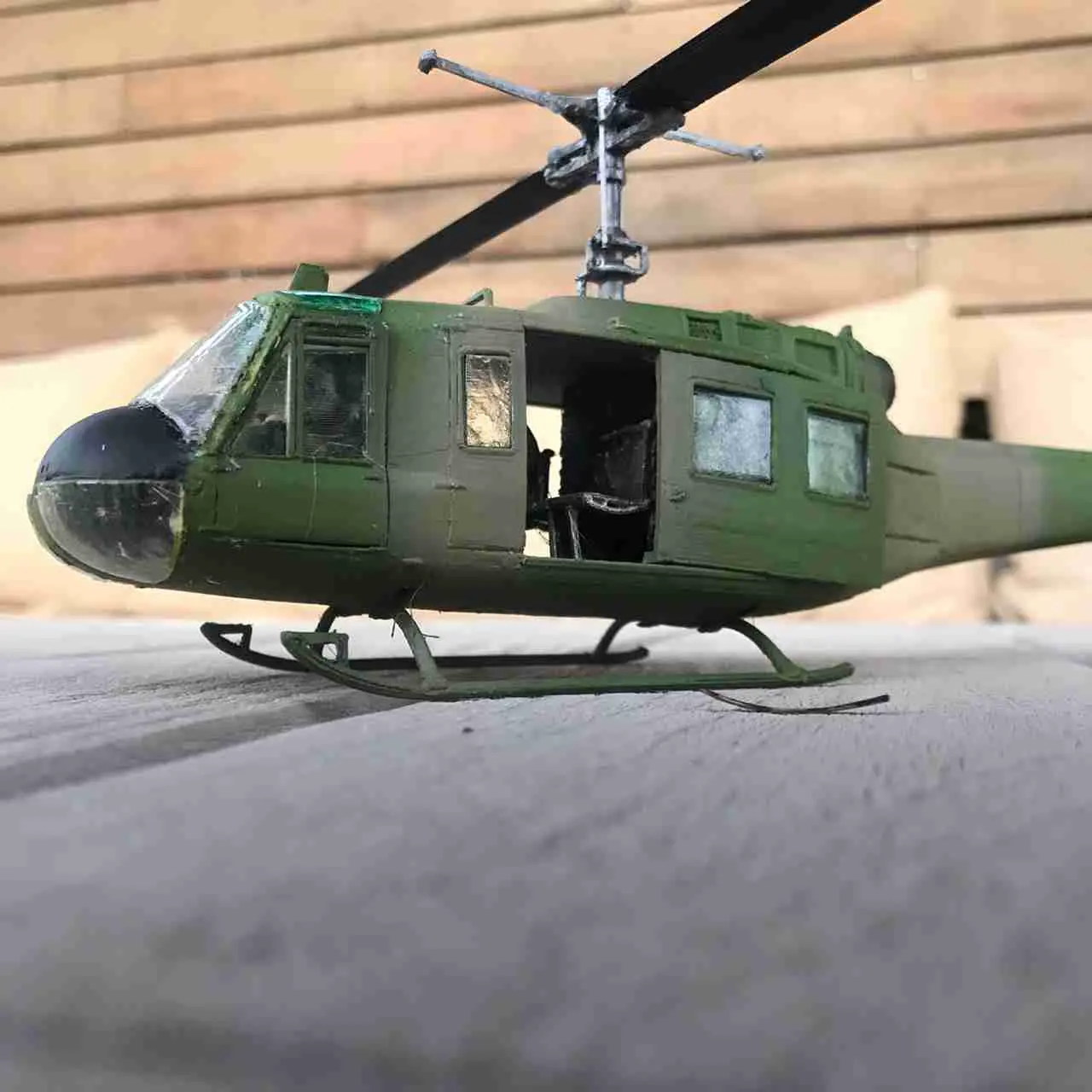 HUEY UH1H HELICOPTER PRINTABLE ASSEMBLY KIT SCALE 1 48