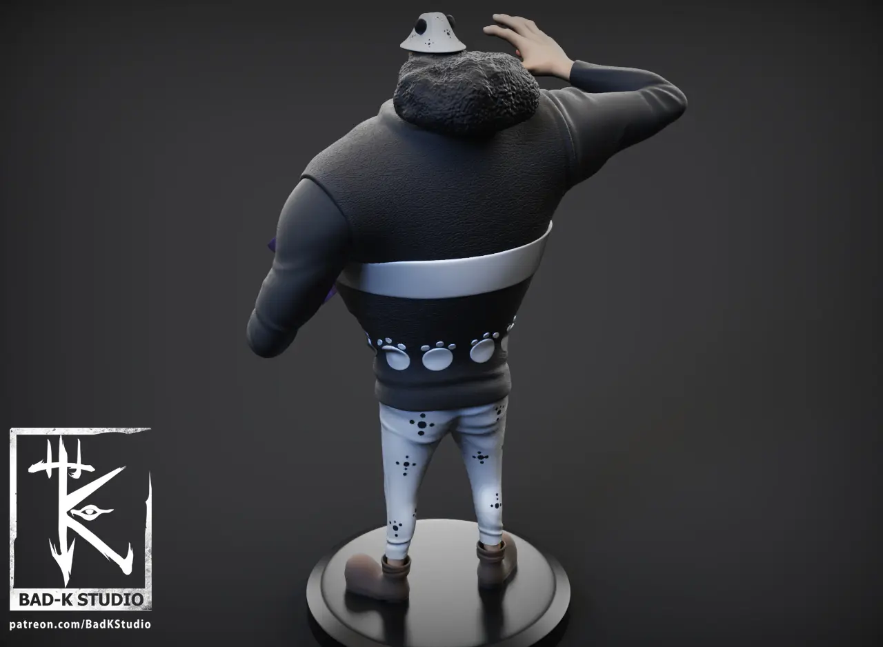 BARTHOLOMEW KUMA ONE PIECE 3D PRINTING MODEL