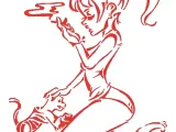 Girl stencil 73-0