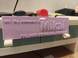 student name plate-2