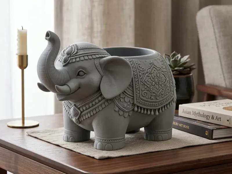 elephant vase