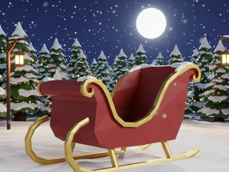 christmas sleigh