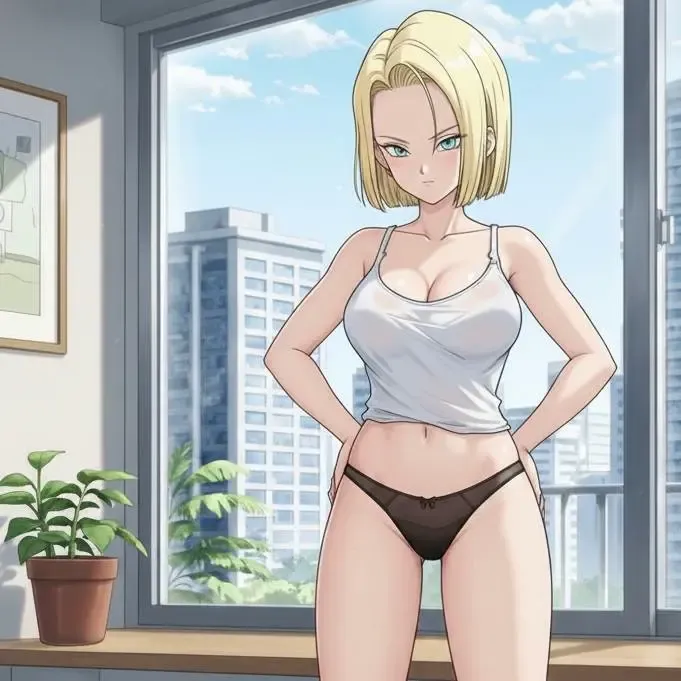 Android 18 STL – Dragon Ball Z Female Android Statue