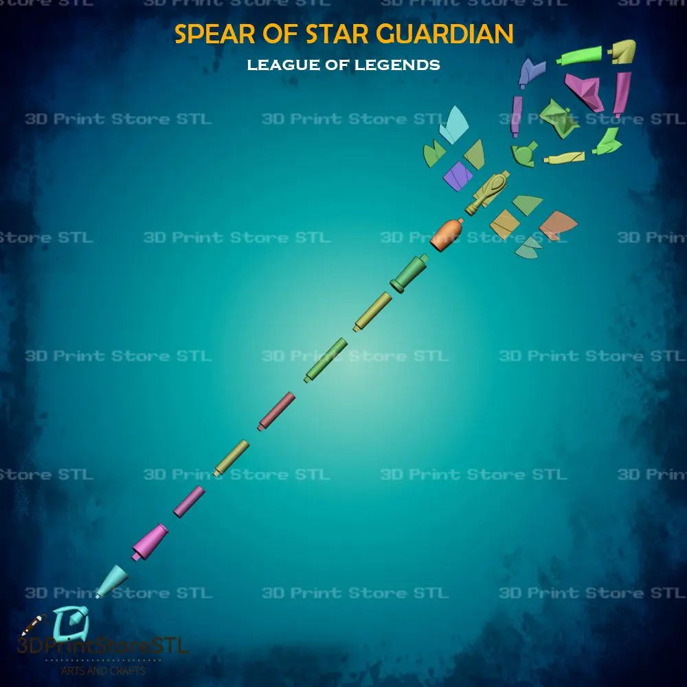 Janna Spear of Star Guardian Cosplay League of Legends - STL