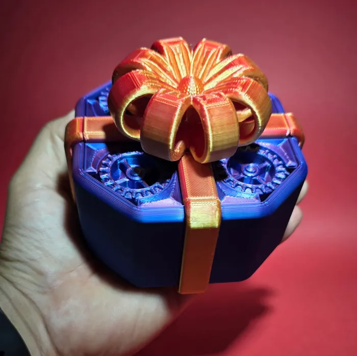 3D Printer Files | 3MF File | mechanical gift box | Creality Cloud