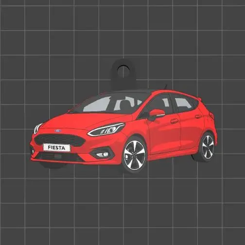 Ford Fiesta Keychain