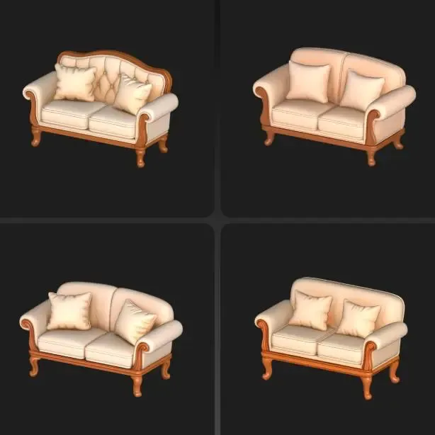 4X Sofa / couche