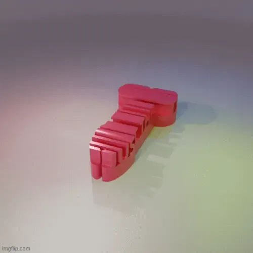 3D WORD SHAPE - JUST THE TIP