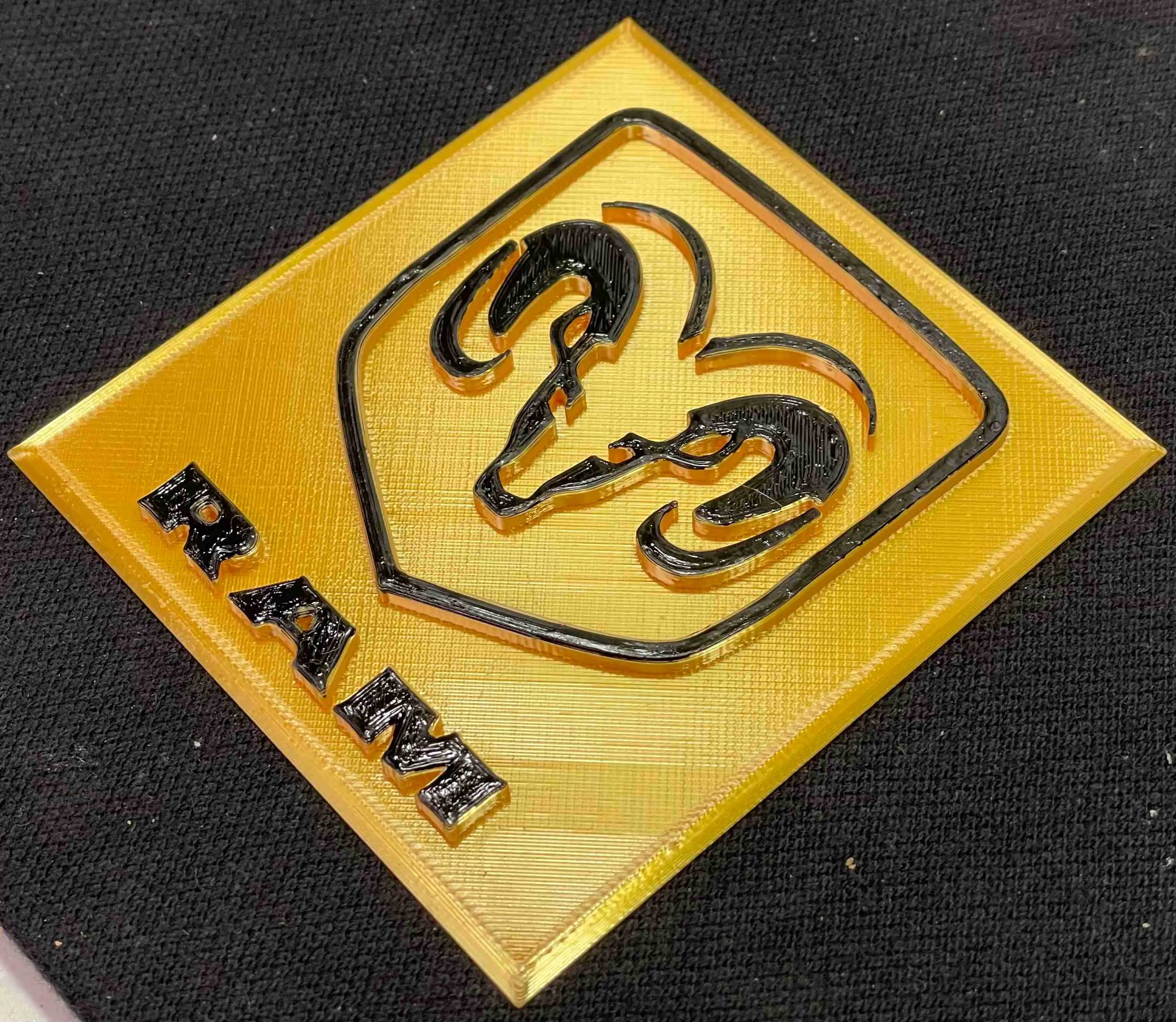 Dodge RAM Logo Plate
