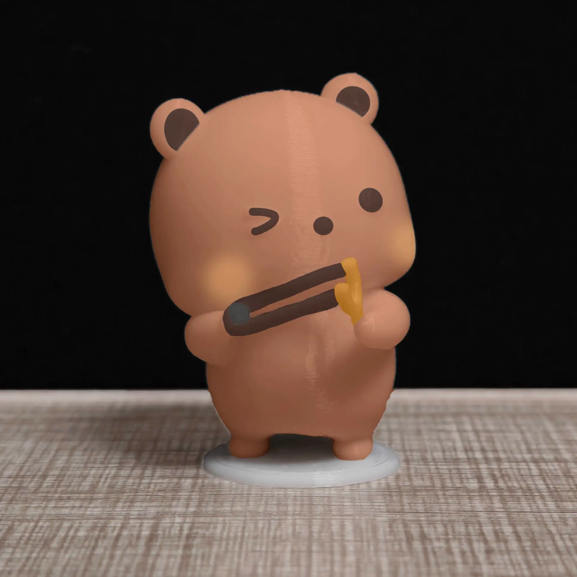 情侣熊系列-玩弹弓的布布（Couple Bear-play slingshot_bubu）