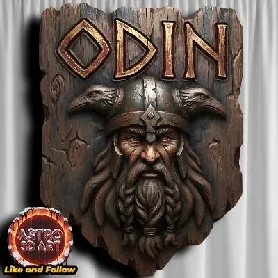 Odin Wood Wallart