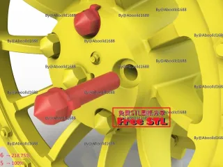 Tiger Tank Drive Wheel Bolts.(STL-35-16)
