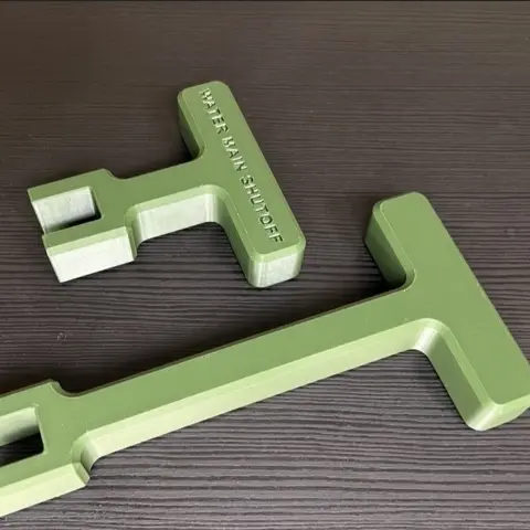 water meter shut-off key