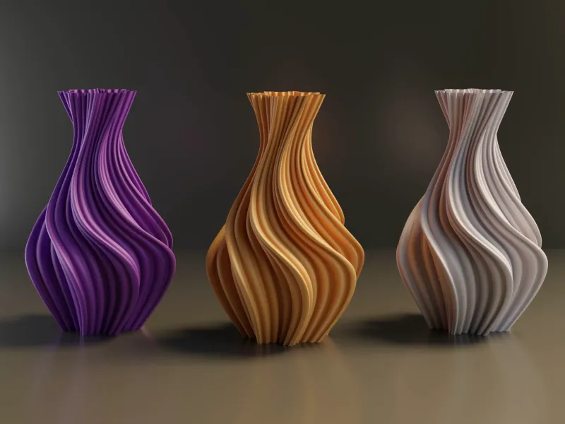 curly Vase