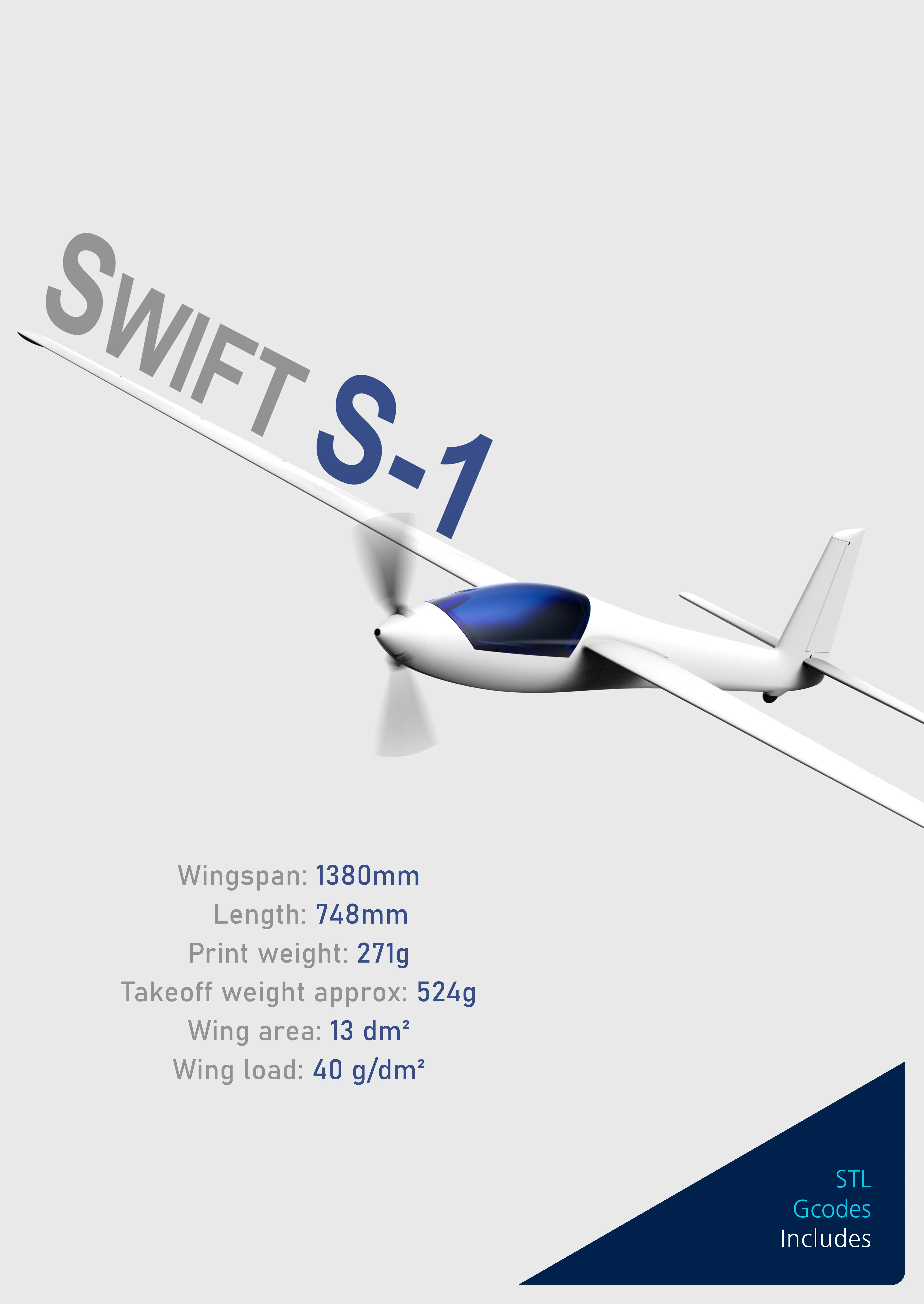 PLANADOR SWIFT S-1 RC