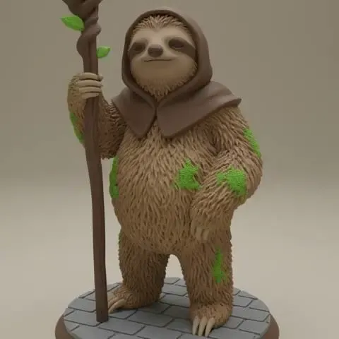 Mosscloak Sloth Grove Druid – Saw3D
