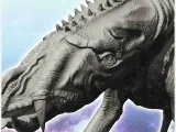 Alien creature with four legs and outstretched tongue (6)-8