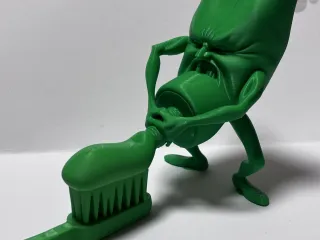 Funny toothpaste scene
