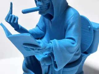 Halloween funny grim reaper figurine