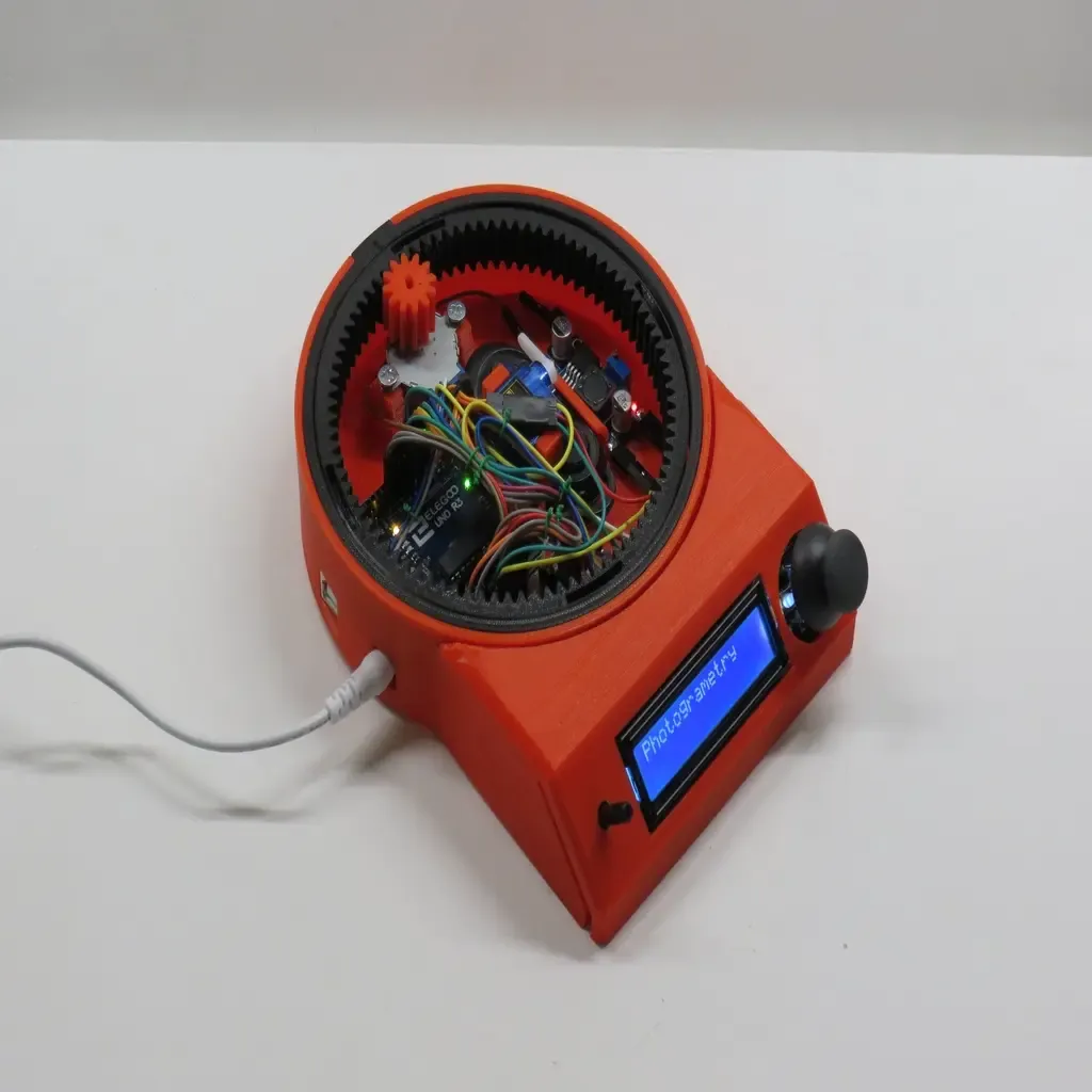  Arduino controlled photogrammetry 3D-scanner