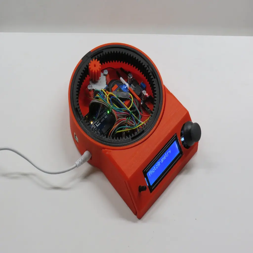  Arduino controlled photogrammetry 3D-scanner