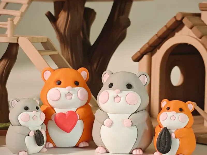 Cute Hamster 可爱仓鼠 Disassembly Assembly