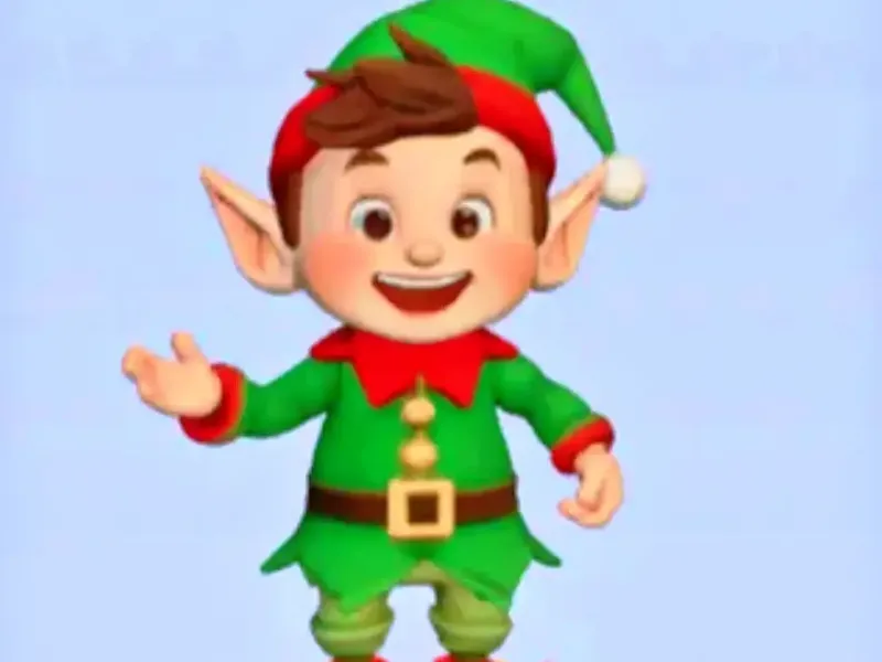 figurine lutin de Noël 