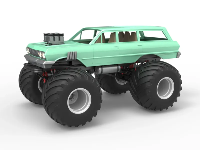 Vintage Monster Truck Scale 1:25
