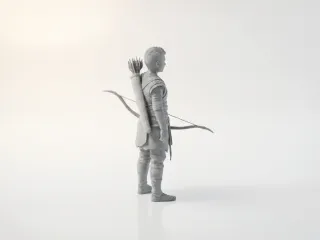 Atreus Archer Figurine Gaming 3D Printable