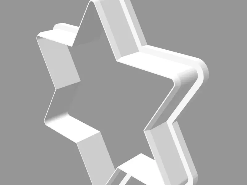 Star Of David Cookie Cutter
