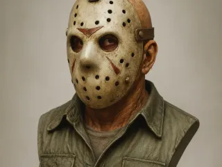Jason bust statue 