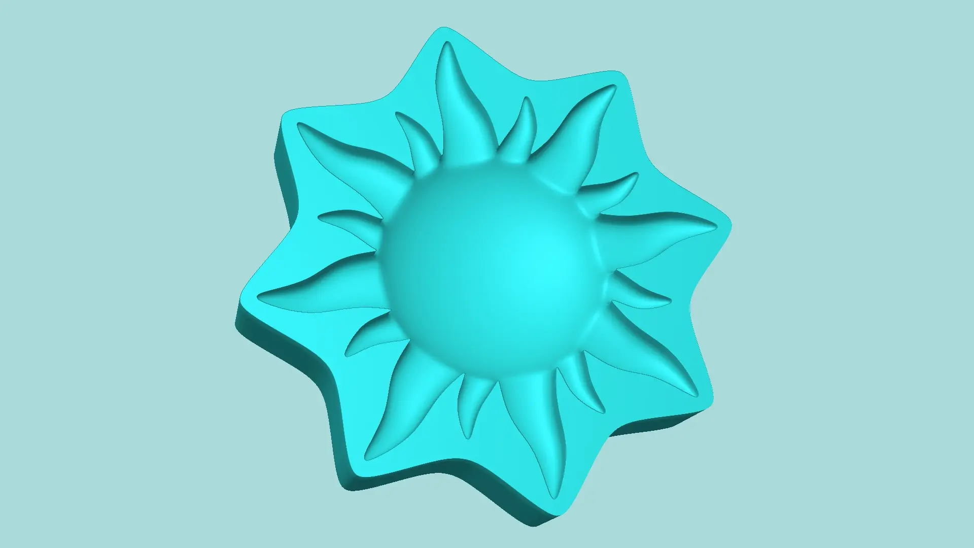 Sun Mold - Silicon Maker Template